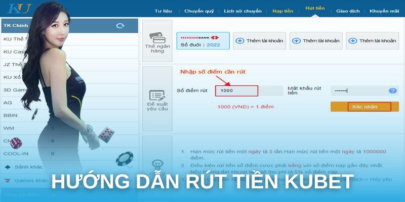 Những giao dịch nạp rút luôn là lựa chọn số 1 tại giới thiệu Kubet77